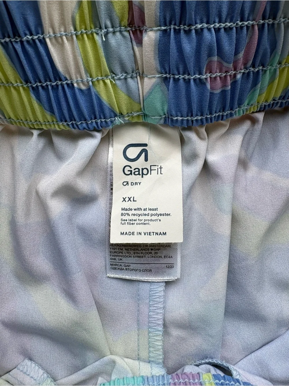GAP Pastel Floral Swim Shorts in Blue, Lavender & Lime